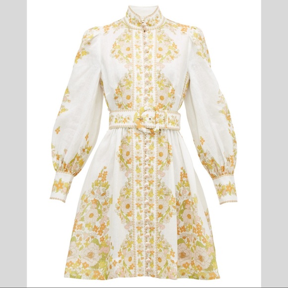SOLD Boutique Zimmermann dupe Floral Dress - Picture 2 of 6